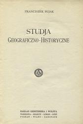 Studja geograficzno-historyczne.