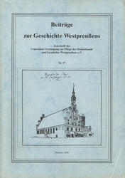 Beiträge zur Geschichte Westpreussens. Nr. 17 (2000).