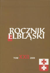 Rocznik Elbląski. T. 22 (2009).