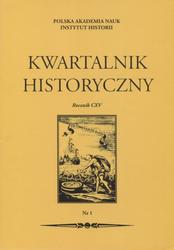 Kwartalnik Historyczny. R. 115 (2008), nr 1.