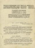 Komunikat KSS „KOR” / Biuletyn Informacyjny. 1978, nr 22 [Komunikat], nr 23 [Biuletyn].