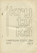 Krytyka. 1979, nr 4.