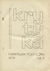 Krytyka. 1979, nr 4.