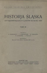 Historja Śląska od najdawniejszych czasów do roku 1400. T. 3.