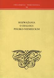 Rozważania o dialogu polsko-niemieckim.